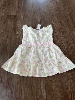 The Children’s Place Baby Girl Cream Easter Dress